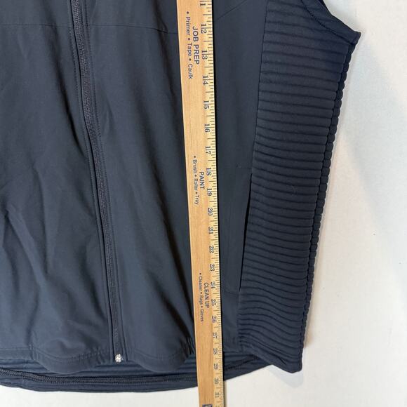 Under Armour Storm Golf Vest Mens M Black Tippecanoe Lake Golf Club Full Zip - Picture 11 of 13